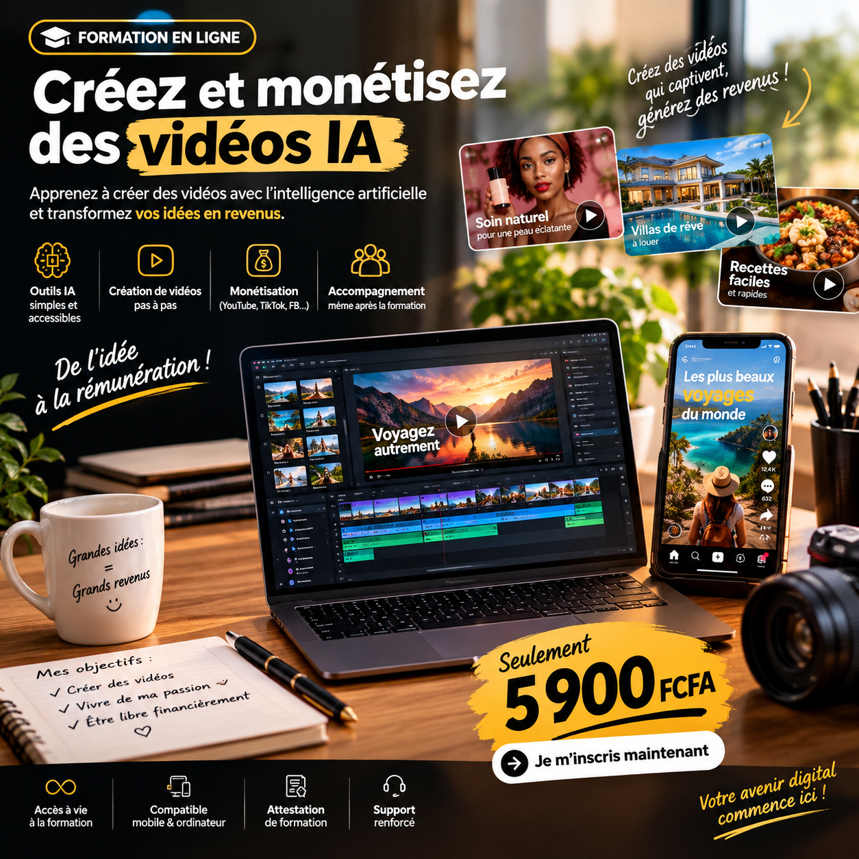 🤖 CRÉEZ AVEC L’IA. VENDEZ VOS SERVICES. GÉNÉREZ DES REVENUS.